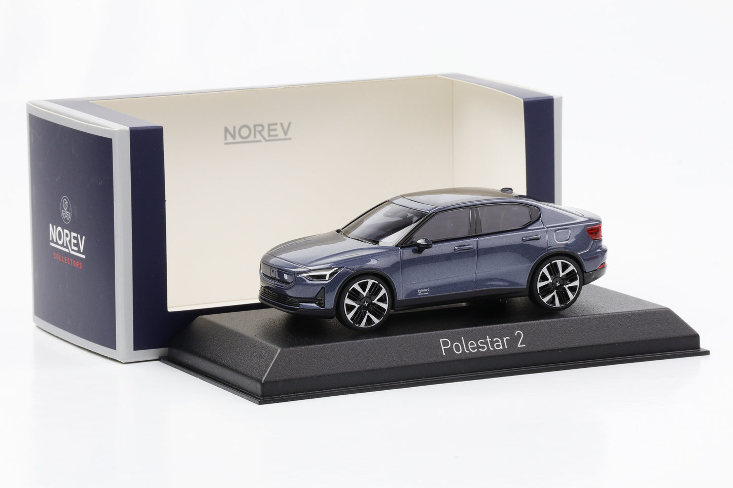 1:43 Polestar 2 2024 Midnight Norev 872011 diecast