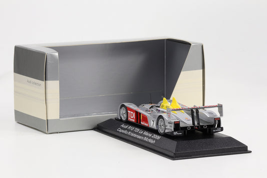 1:43 Minichamps Audi R10 TDI Le Mans 2006 #7 Capello Kristensen McNish Dealer