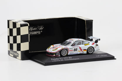 1:43 Minichamps Porsche 911 GT3 RS 24h Le Mans 2002 #80 Dumas Maassen Bergmeister