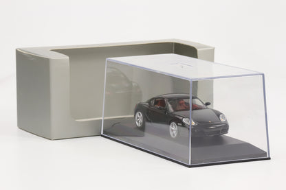 1:43 Schuco Porsche Cayman S schwarz metallic 2005 Dealer WAP 020 302 16