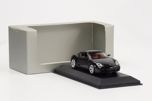 1:43 Schuco Porsche Cayman S schwarz metallic 2005 Dealer WAP 020 302 16