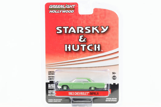 1:64 Starsky & Hutch 1963 Chevrolet Impala grün Greenlight Hollywood