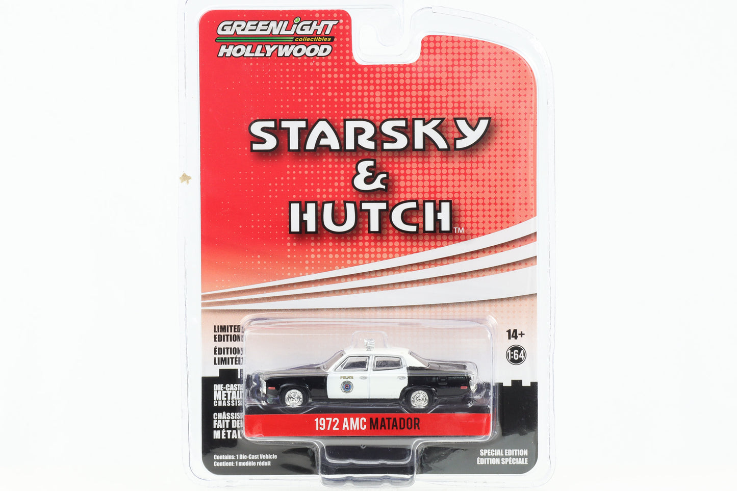 1:64 1982 GMC K-2500 Fall Guy Colt para o caso de Greenlight Hollywood