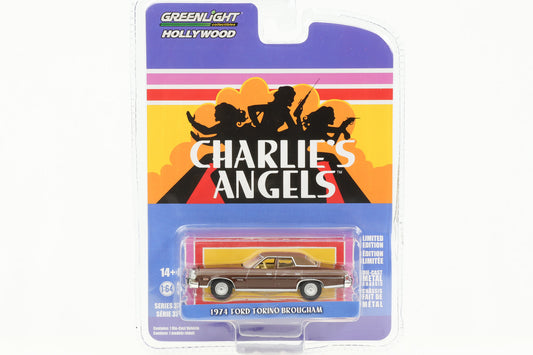 1:64 Charlie's Angels 1974 Ford Torina Brougham braun Greenlight Hollywood