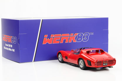 1:18 Ferrari 330 P3 Spider Plain Body Version rouge 1966 WERK83 moulé sous pression