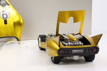 1:18 Schwyn Haas Speed Racer Shooting Star #9 ALUMINIUM Gold Version