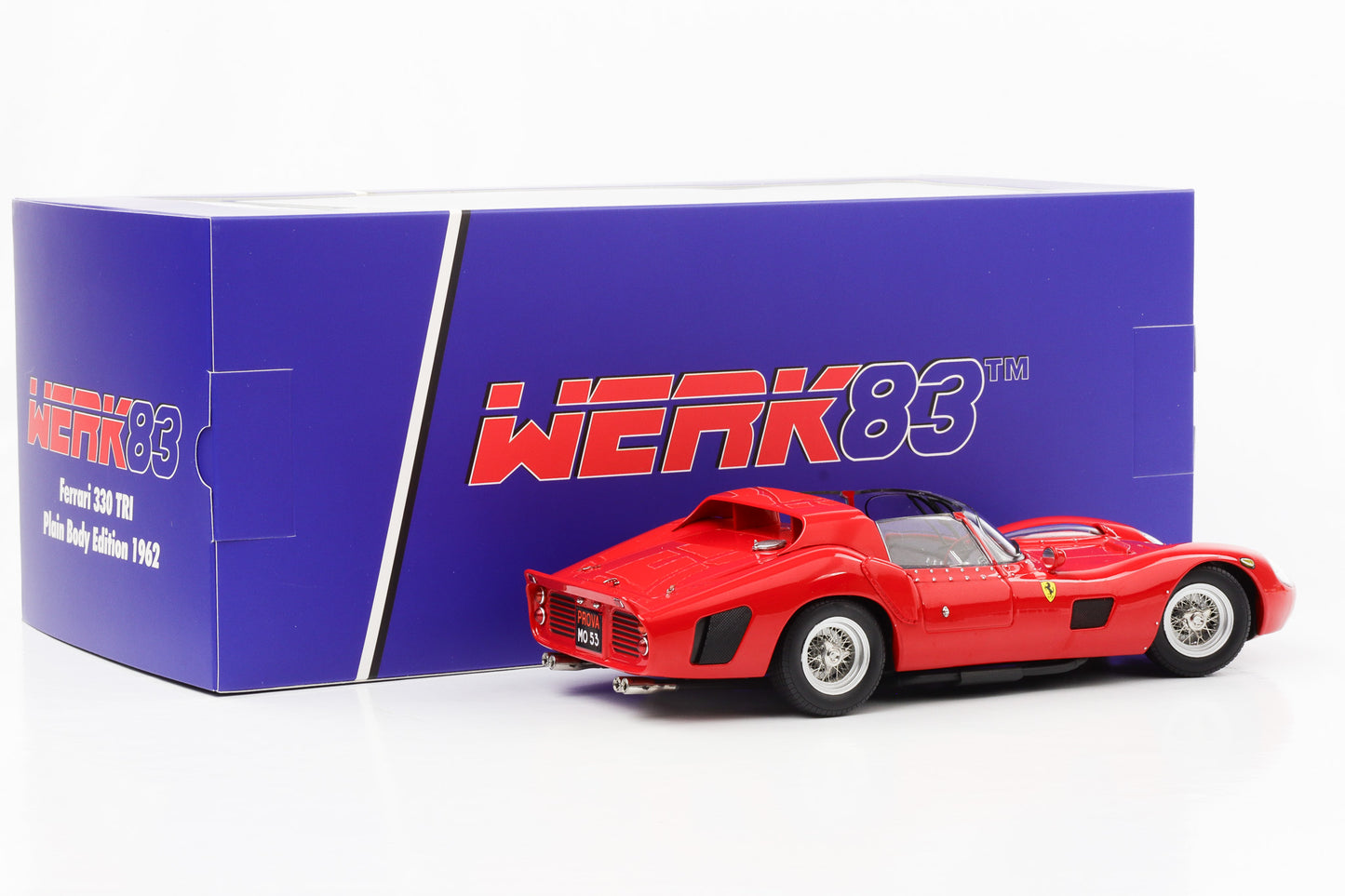 1:18 Ferrari 330 TRI Plain Body Version rot 1962 WERK83 diecast