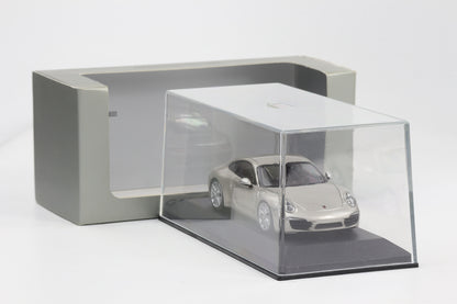 1:43 Minichamps Porsche 911 991 Carrera S silber metallic 2012 Dealer WAP