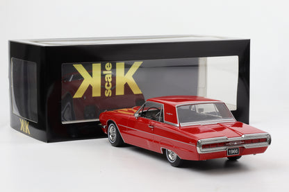 1:18 KK-Scale Ford Thunderbird Hardtop Coupe Baujahr 1966 rot „Flair Birds“