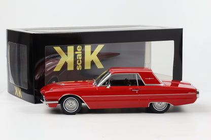 1:18 KK-Scale Ford Thunderbird Hardtop Coupe Baujahr 1966 rot „Flair Birds“