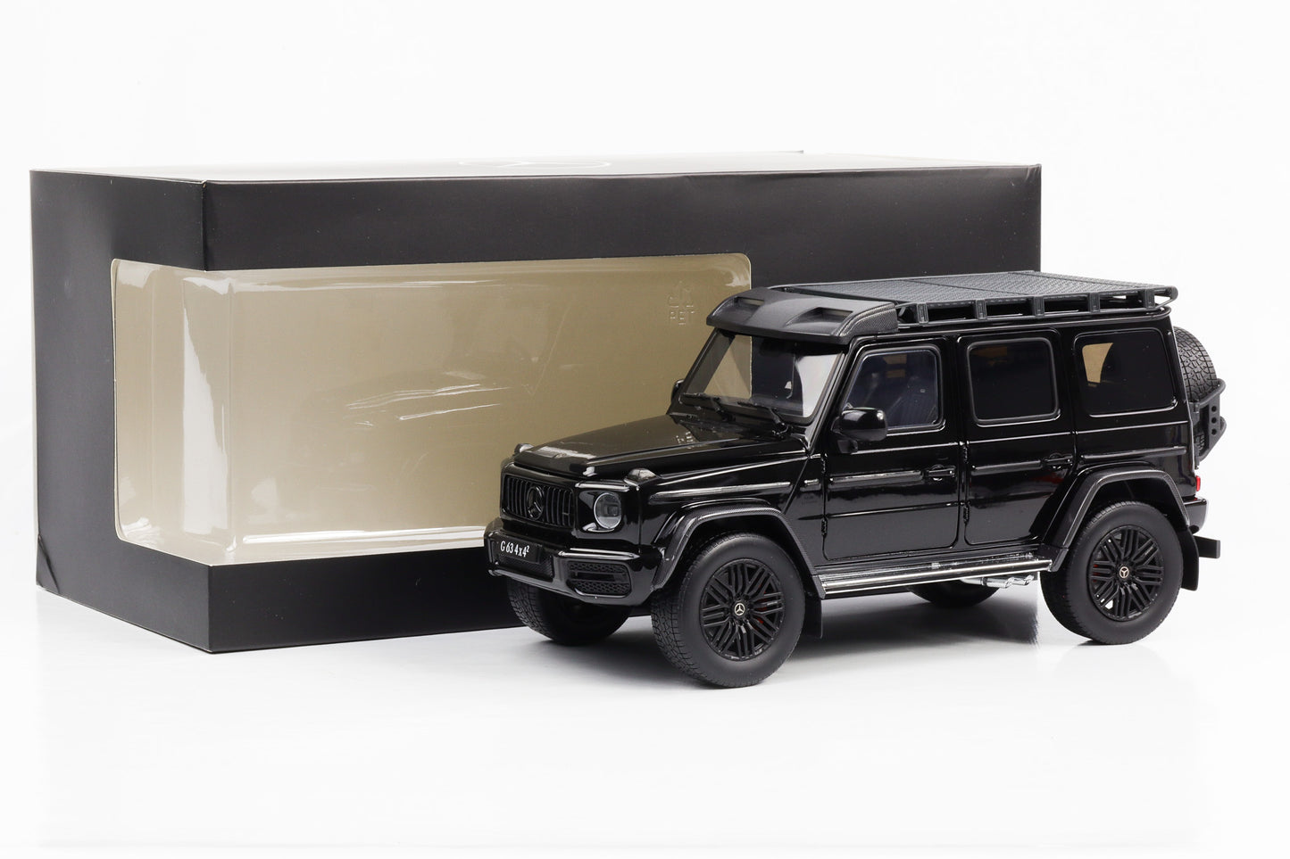1:18 Mercedes-Benz AMG G 63 4x4 nero ossidiana pazzo iScale Dealer Limited