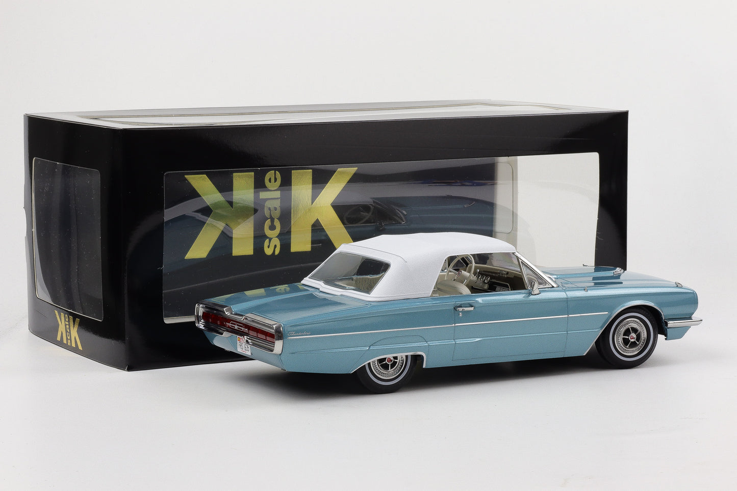 1:18 KK-Scale Ford Thunderbird 1966 like Movie Thelma & Louise hellblau