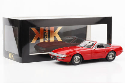 1:18 Ferrari 365 GTS/4 Daytona 1. Serie 1969 Cabriolet rot KK-Scale diecast