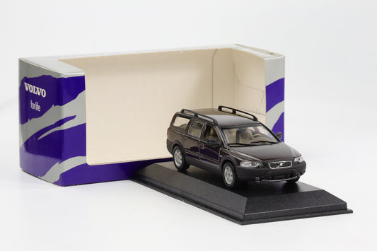 1:43 Minichamps Volvo V 70XC Cross Country braun metallic Dealer