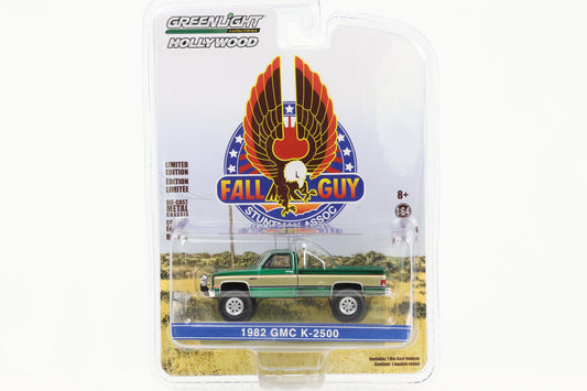 1:64 Fall Guy Ein Colt für alle Fälle 1982 GMC K-2500 metallic-grün-gold Greenlight Hollywood