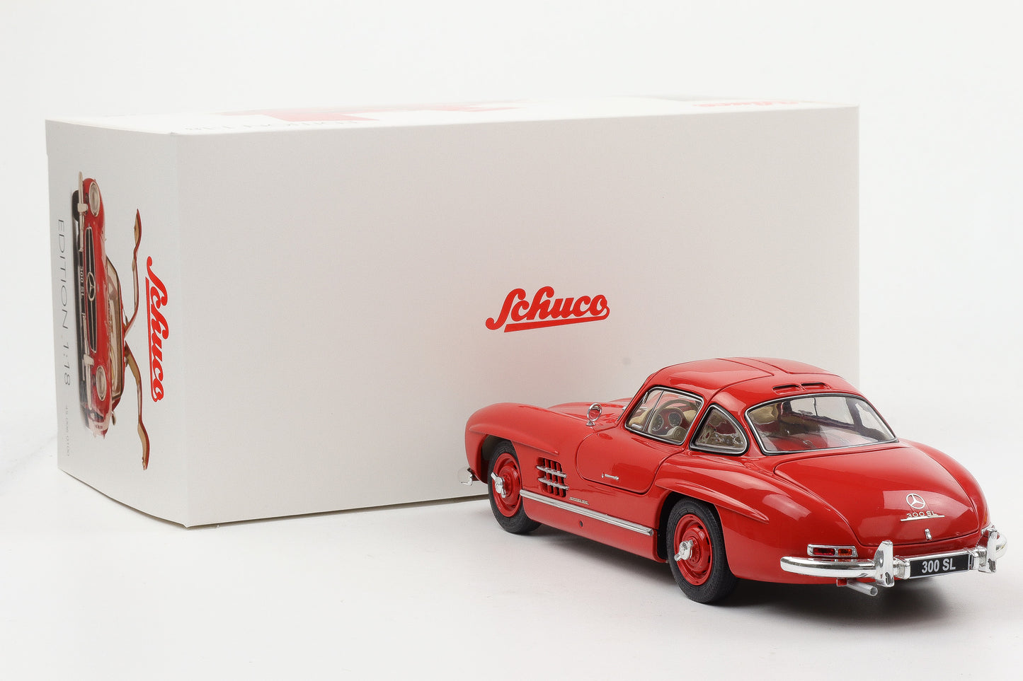1:18 Schuco Mercedes 300 SL W198 Gullwing 1957 full opening 450060100