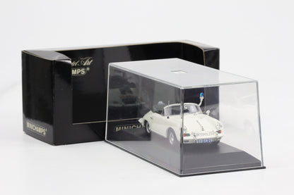 1:43 Minichamps Porsche 356 C Cabriolet 1965 Rijkspolitie Polizei weiß