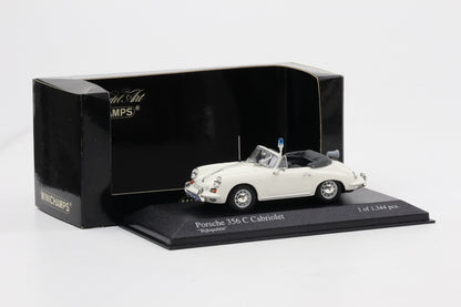 1:43 Minichamps Porsche 356 C Cabriolet 1965 Rijkspolitie Polizei weiß