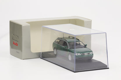 1:43 Minichamps Audi A6 Avant C5 Typ 4B 1998 grün metallic Dealer