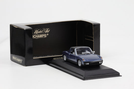 1:43 Minichamps Porsche 914 2.0 Hardtop 1969 - 1973 blau metallic