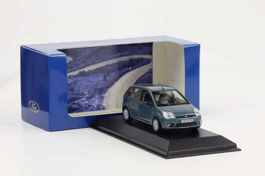 1:43 Minichamps Ford Fiesta 5-Türer 2002 petrol metallic Dealer