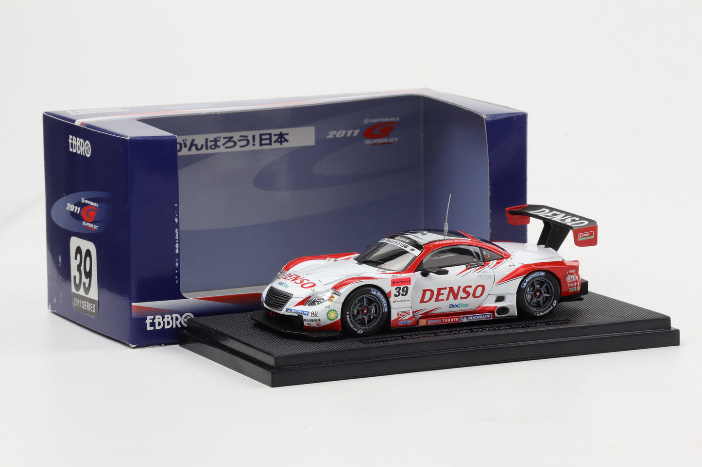 1:43 Ebbro Denso Sard SC430 Lexus Super GT500 2011 #39 H. Ishiura T. Iguchi