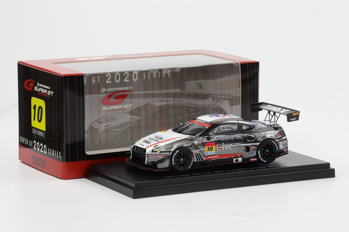 1:43 Ebbro Nismo Tanax Itochu Enex with Impul GT-R Super GT Gt300 2020 Hoshino Ishikawa