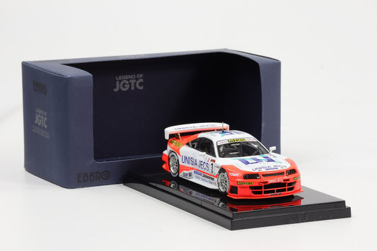 1:43 Ebbro Unisa JECS Nissan Skyline R33 JGTC 1998 #3 M. Hasemi T Tanaka diecast
