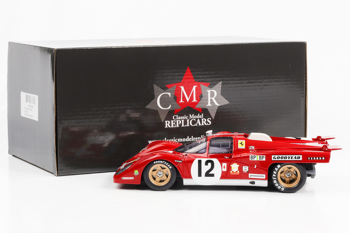 1:18 Ferrari 512M #12 3rd 24h LeMans 1971 Posey Adamowicz CMR OVP