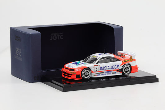 1:43 Ebbro Unisa JECS Nissan Skyline R33 JGTC 1998 #3 M. Hasemi T Tanaka diecast