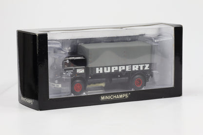 1:43 Minichamps Büssing LU11/16 Pritschenwagen mit Plane "Huppertz" 439 073021