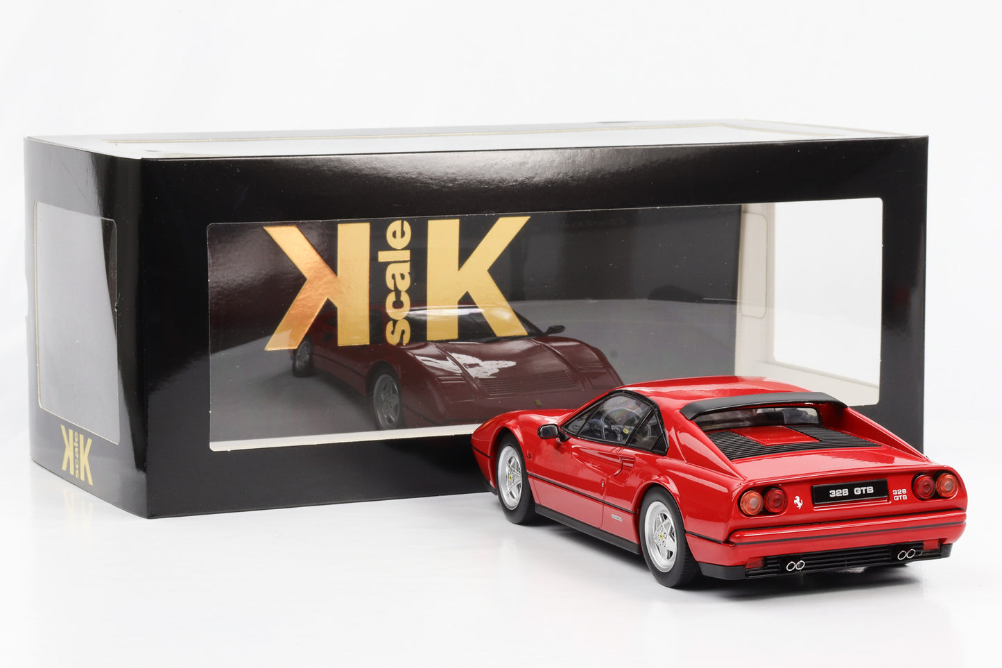 1:18 Ferrari 328 GTB rot 1985 / Interieur schwarz K-Scale diecast KKDC180531