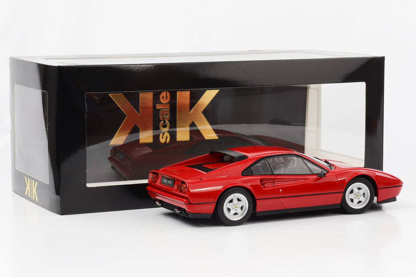 1:18 Ferrari 328 GTB rot 1985 / Interieur schwarz K-Scale diecast KKDC180531