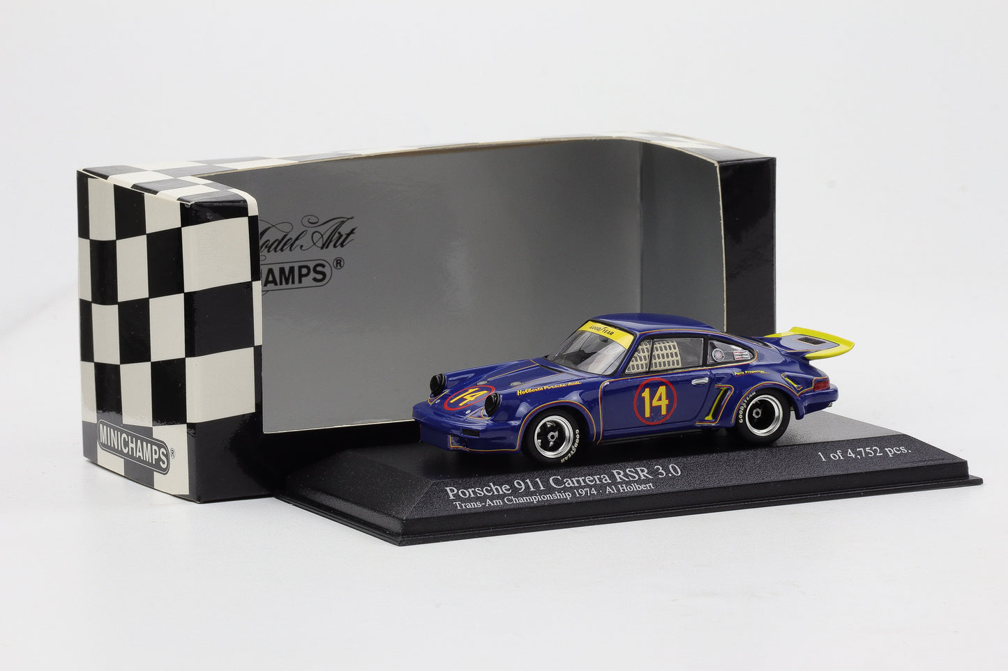 1:43 Minichamps Porsche 911 Carrera RSR 3.0 Trans-Am Championship 1974 #14