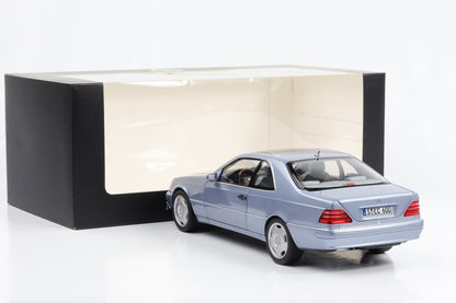 1:18 Mercedes-Benz CL 600 Coupe C140 Perlblau metallic Norev Dealer OVP