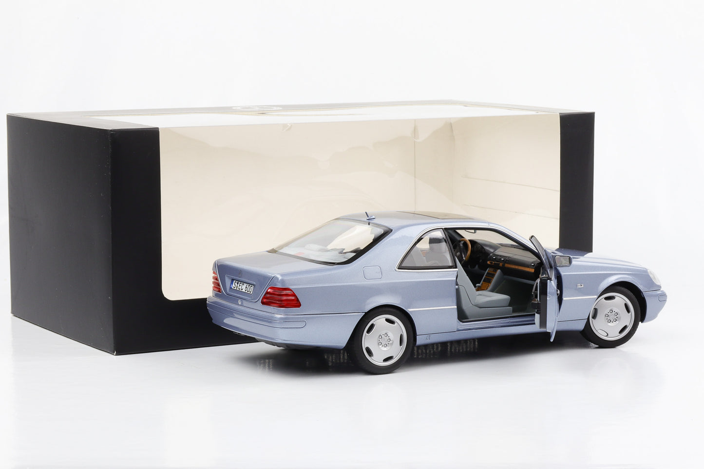 1:18 Mercedes-Benz CL 600 Coupe C140 Perlblau metallic Norev Dealer OVP