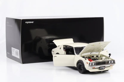 1:18 Nissan Skyline 2000HT-R KPGC110 weiss Kyosho full opening 08255W