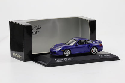 1:43 Minichamps Porsche 911 996 Turbo 1999 Prost blau metallic