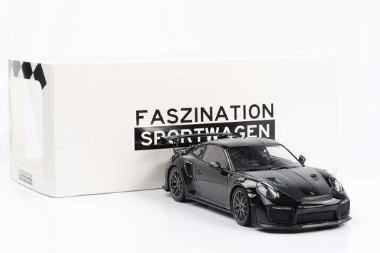1:18 Porsche 911 GT2 RS 991.2 Weissach Package schwarz magnesium wheels Minichamps