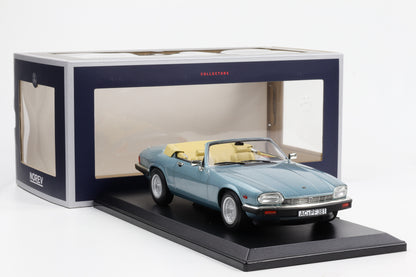 1:18 Norev Jaguar XJ-S 5.3 H.E. Cabriolet 1988 hellblau metallic 182635