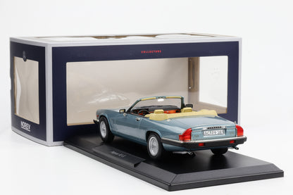 1:18 Norev Jaguar XJ-S 5.3 H.E. Cabriolet 1988 hellblau metallic 182635