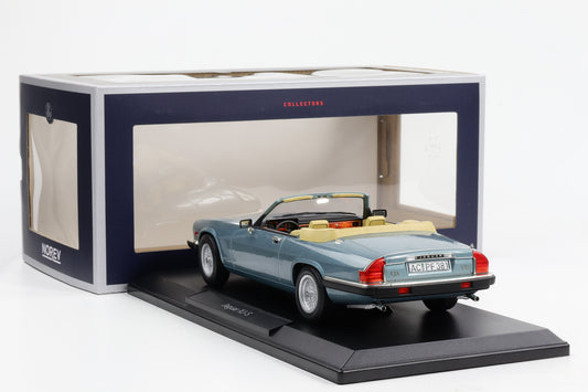 1:18 Norev Jaguar XJ-S 5.3 H.E. Cabriolet 1988 hellblau metallic 182635