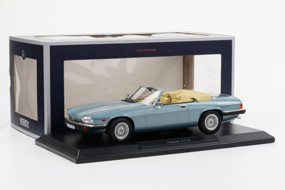 1:18 Norev Jaguar XJ-S 5.3 H.E. Cabriolet 1988 hellblau metallic 182635