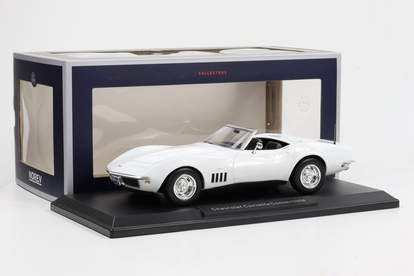 1:18 Norev Chevrolet Corvette C3 Convertible 1969 Can Am white 189038