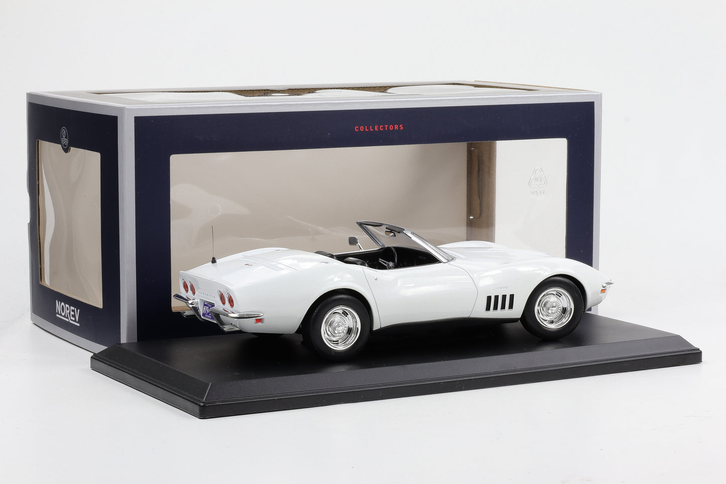1:18 Norev Chevrolet Corvette C3 Convertible 1969 Can Am white 189038
