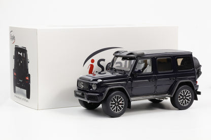 1:18 iScale Mercedes-Benz AMG G63 W463 4x4 2022 dunkelblau metallic limited
