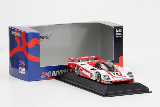 1:43 Minichamps Porsche 956L 24h Le Mans 1985 Palmer Weaver Lloyd #14 Canon