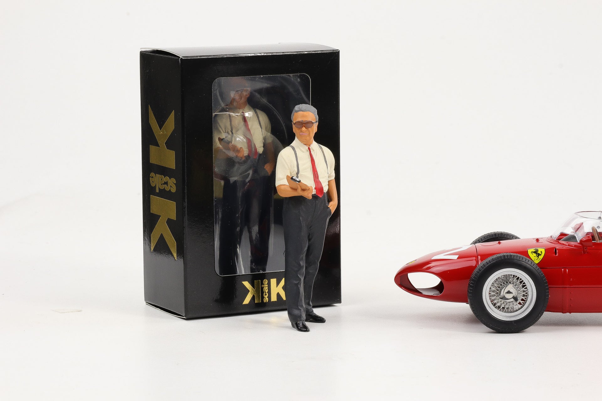 Figurine Enzo Ferrari 1/18 – KK-Scale KKFIG017 – Année 1984