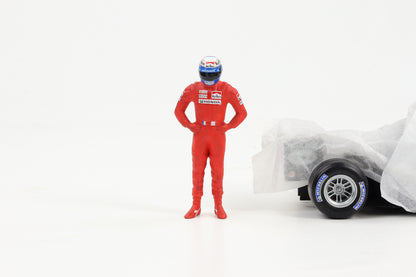 1:18 Cartrix Figur Prost McLaren Honda 1989 Formel 1 ca. 10cm bemalt