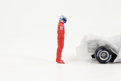 1:18 Cartrix Figur Prost McLaren Honda 1989 Formel 1 ca. 10cm bemalt